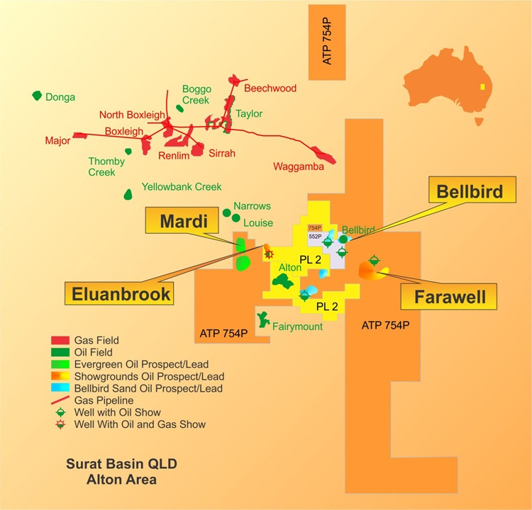 Southern Surat Basin | Bounty Oil & Gas NL